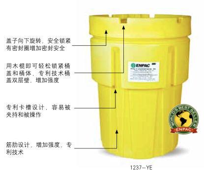 泄漏應急處理桶