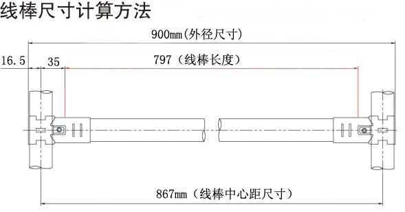 线棒尺寸计算方法